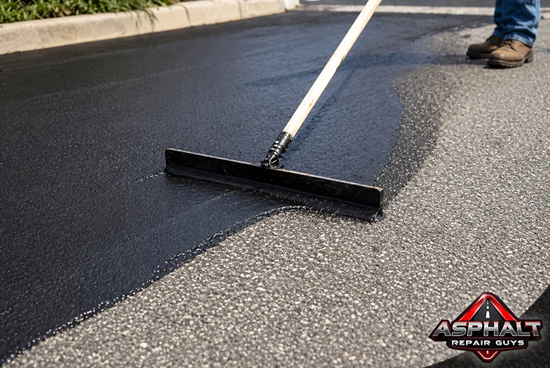 Asphalt Sealcoating Near Berthoud, Colorado